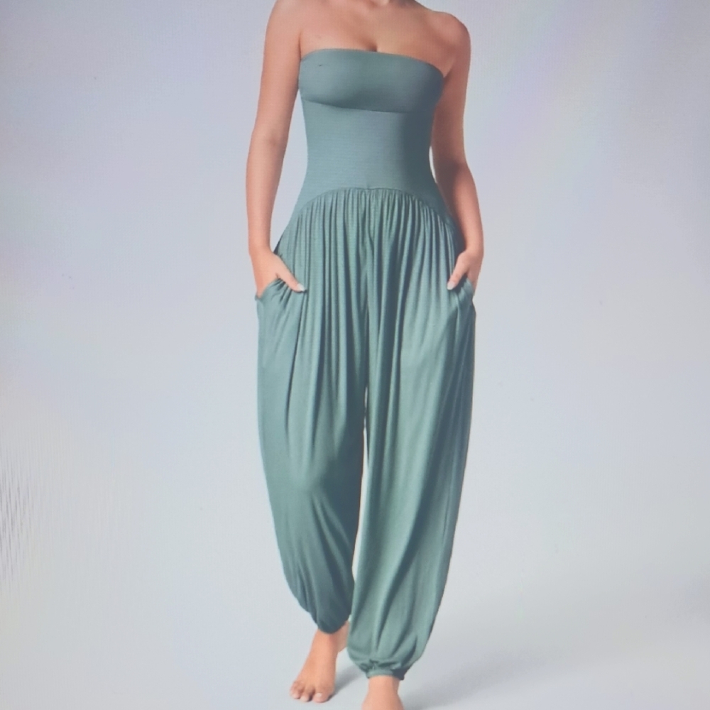 MEDIUM HALARA TUBE BACKLESS CASUAL JUMPSUIT